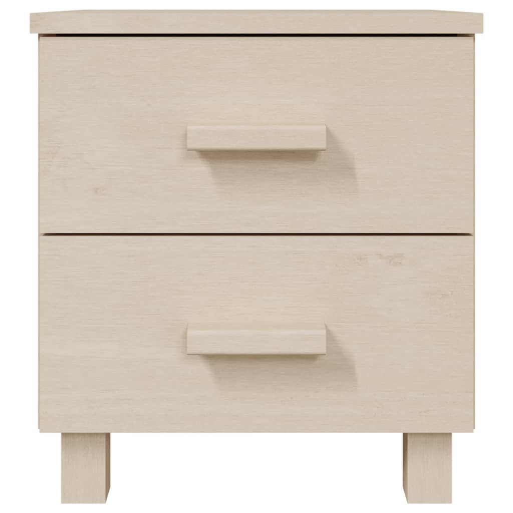 Mesas cabeceira 2pcs hamar 40x35x44,5 pinho maciço castanho-mel