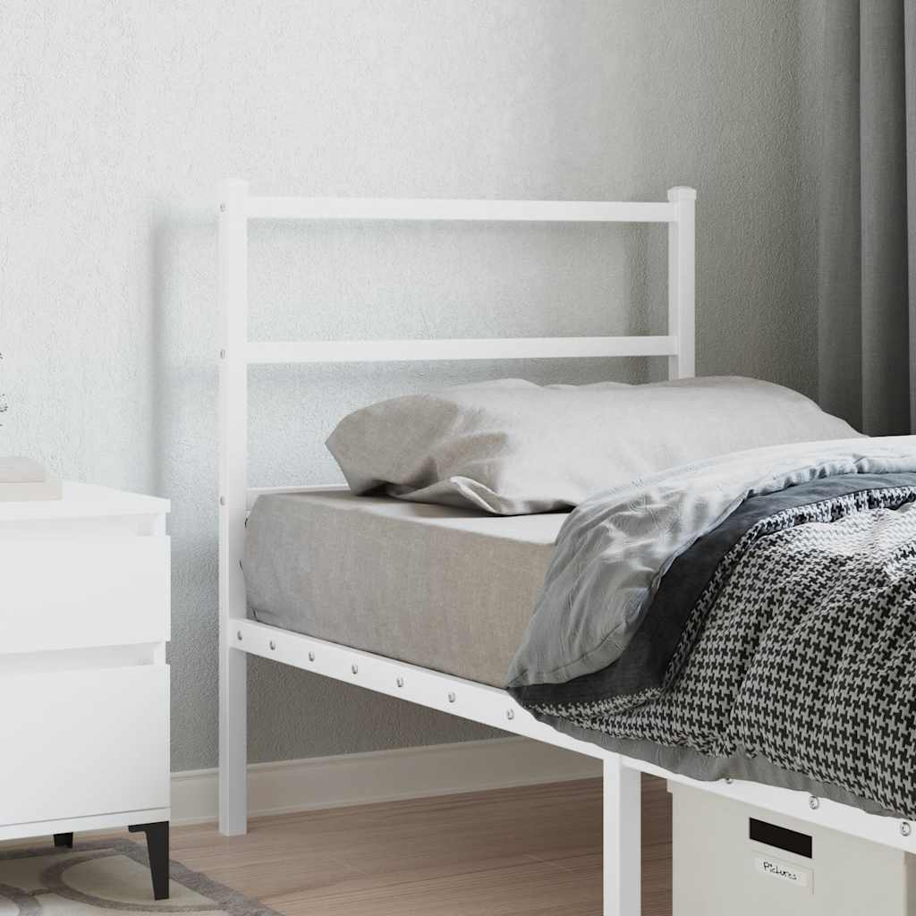 Cabeceira de substituição 75 cm metal branco