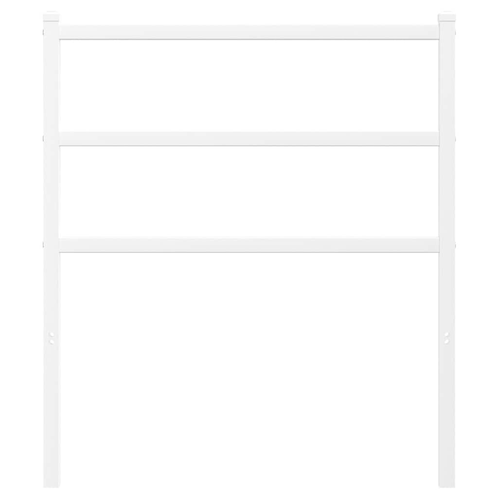 Cabeceira de substituição 75 cm metal branco