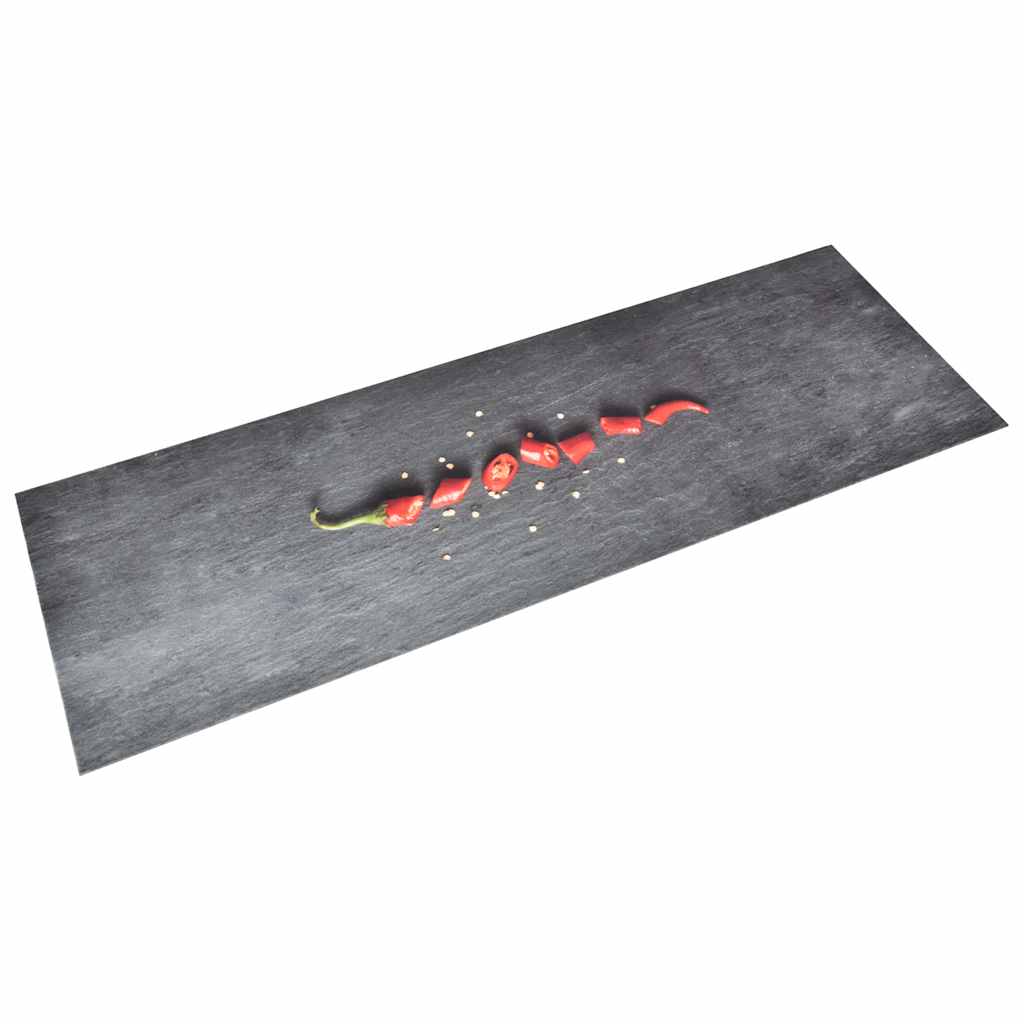 Tapete de cozinha lavável com design malagueta 45x150 cm