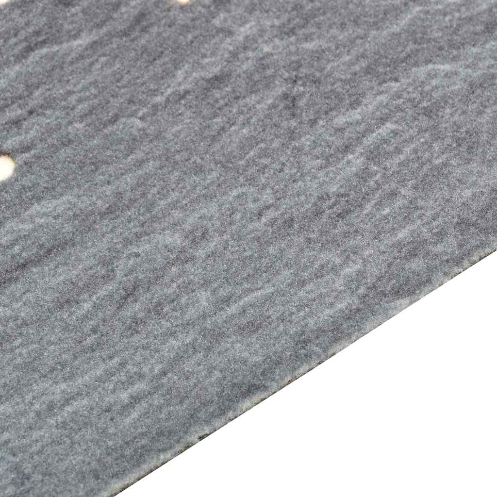 Tapete de cozinha lavável com design malagueta 45x150 cm