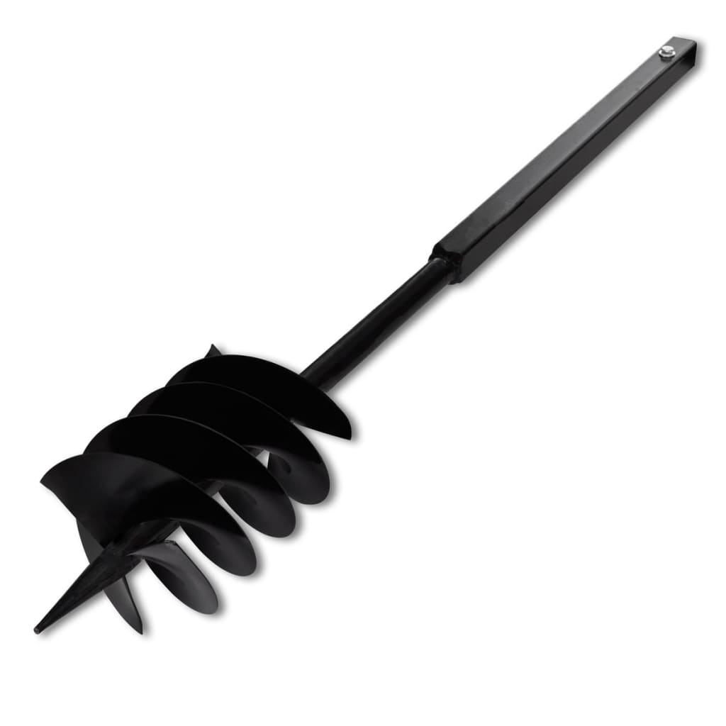 Broca terreno manuseado handle bit 180 mm com 3 espirais de aço pretos