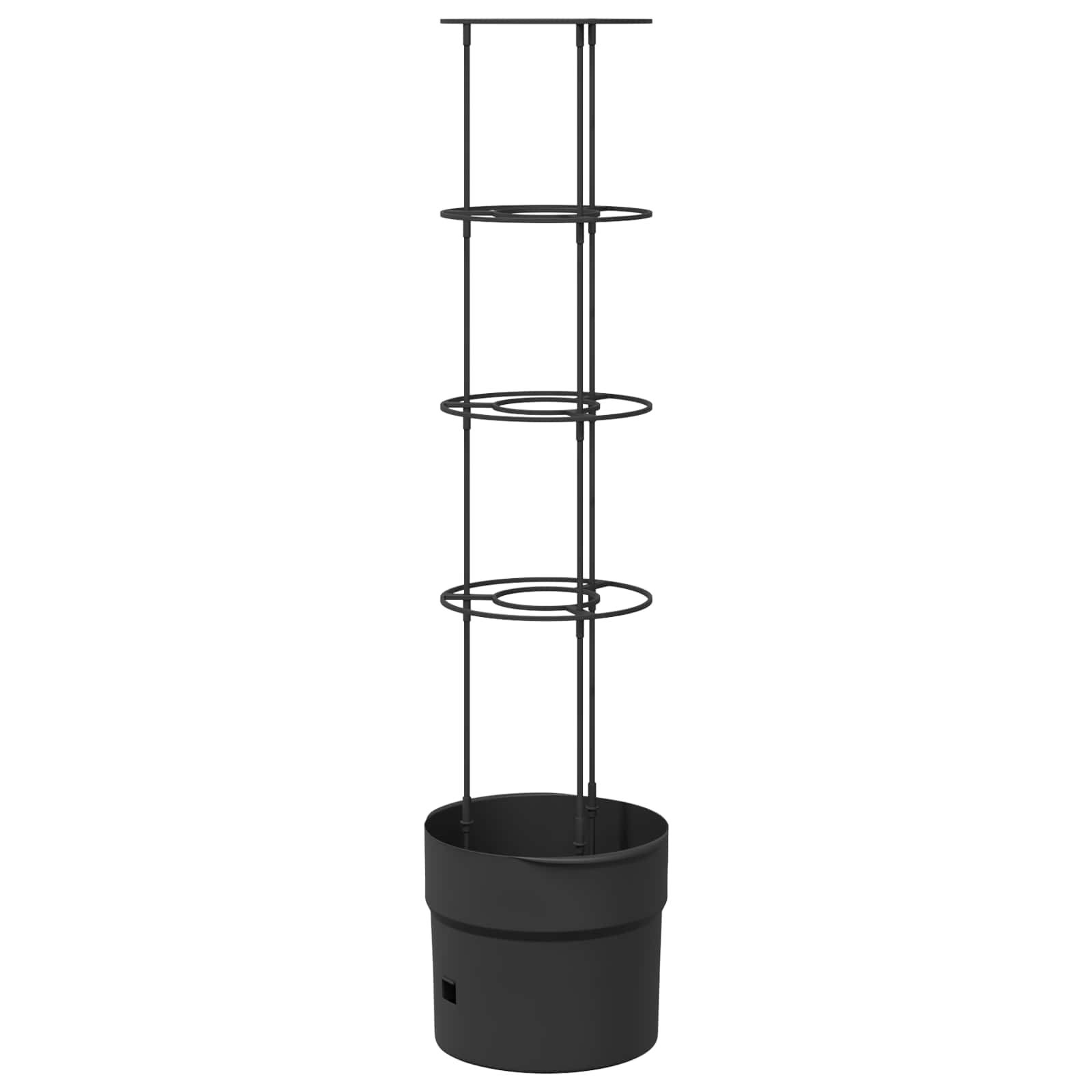 Cultivador de tomates preto ø 32 x 127 cm PP