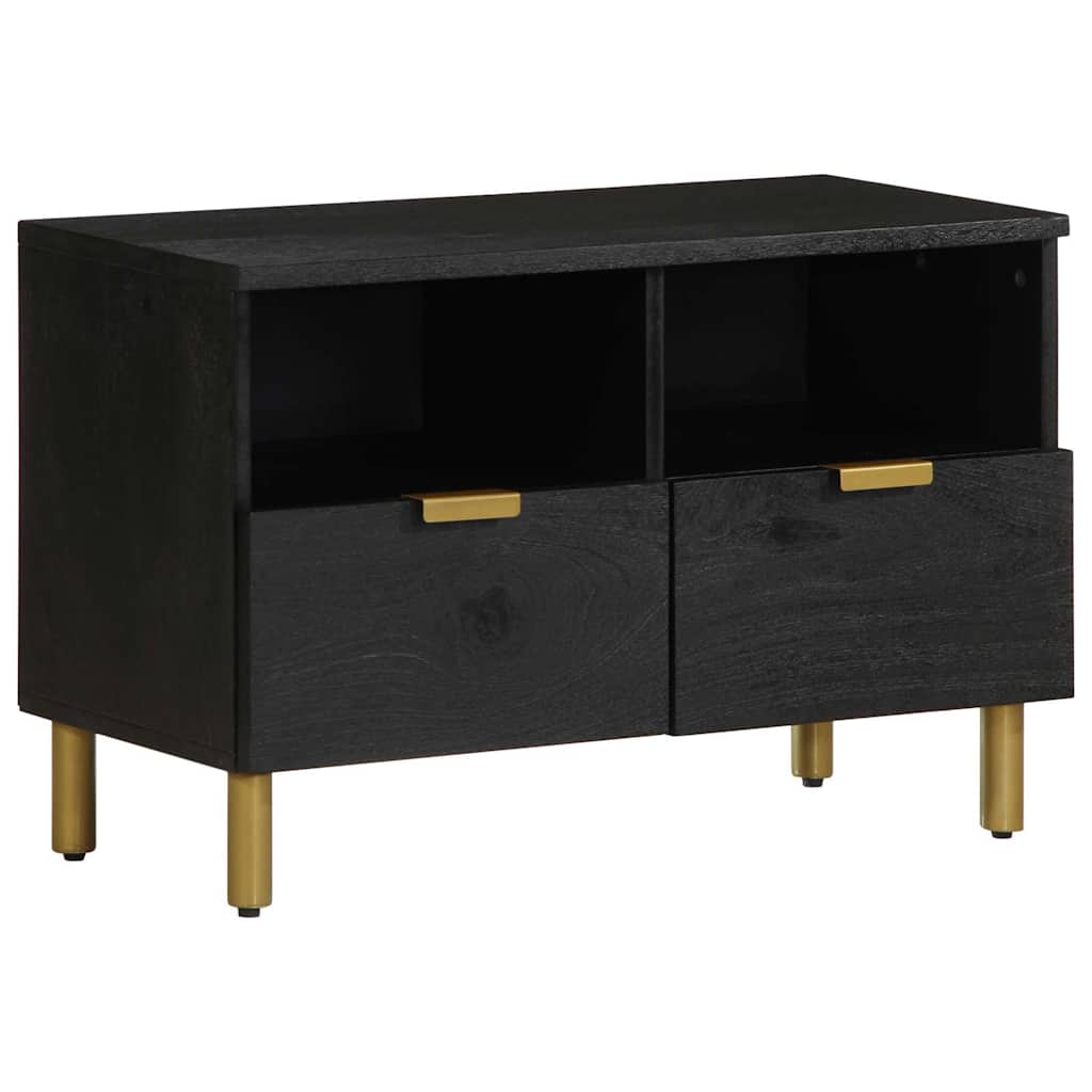 Móvel de TV 70x33x46 cm derivados de madeira preto