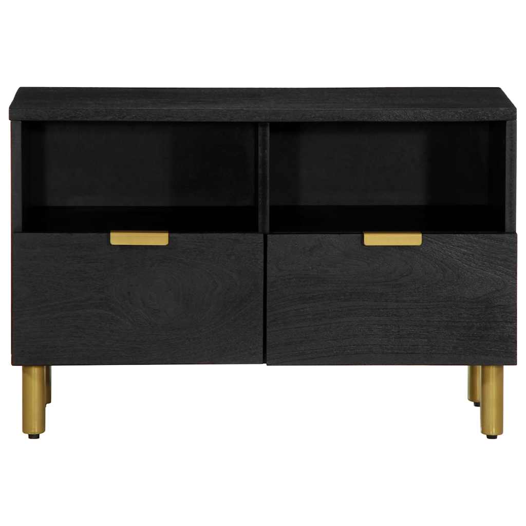 Móvel de TV 70x33x46 cm derivados de madeira preto
