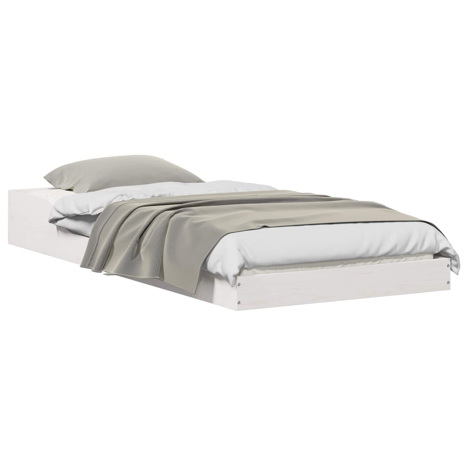 Estrutura da cama branco 100 x 220 cm