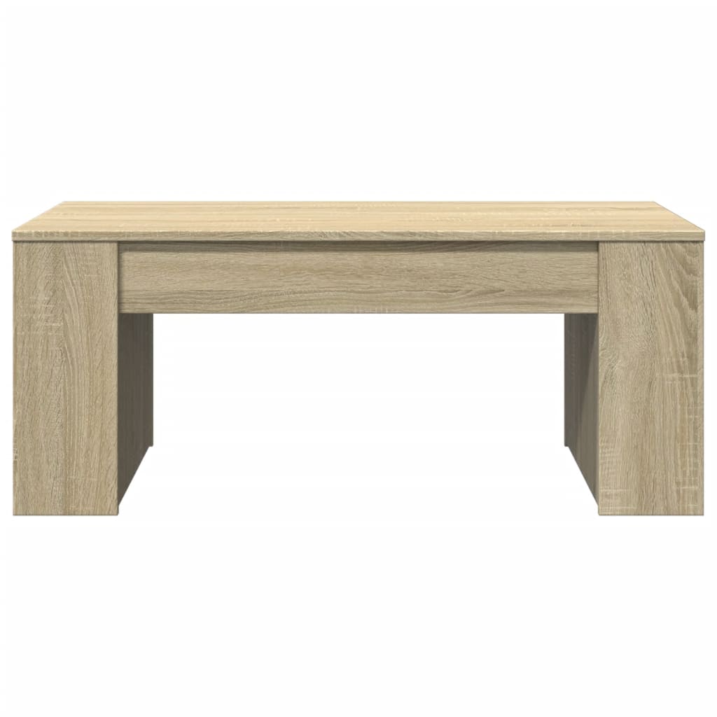 Mesa de centro 102x55x42 cm madeira processada carvalho sonoma