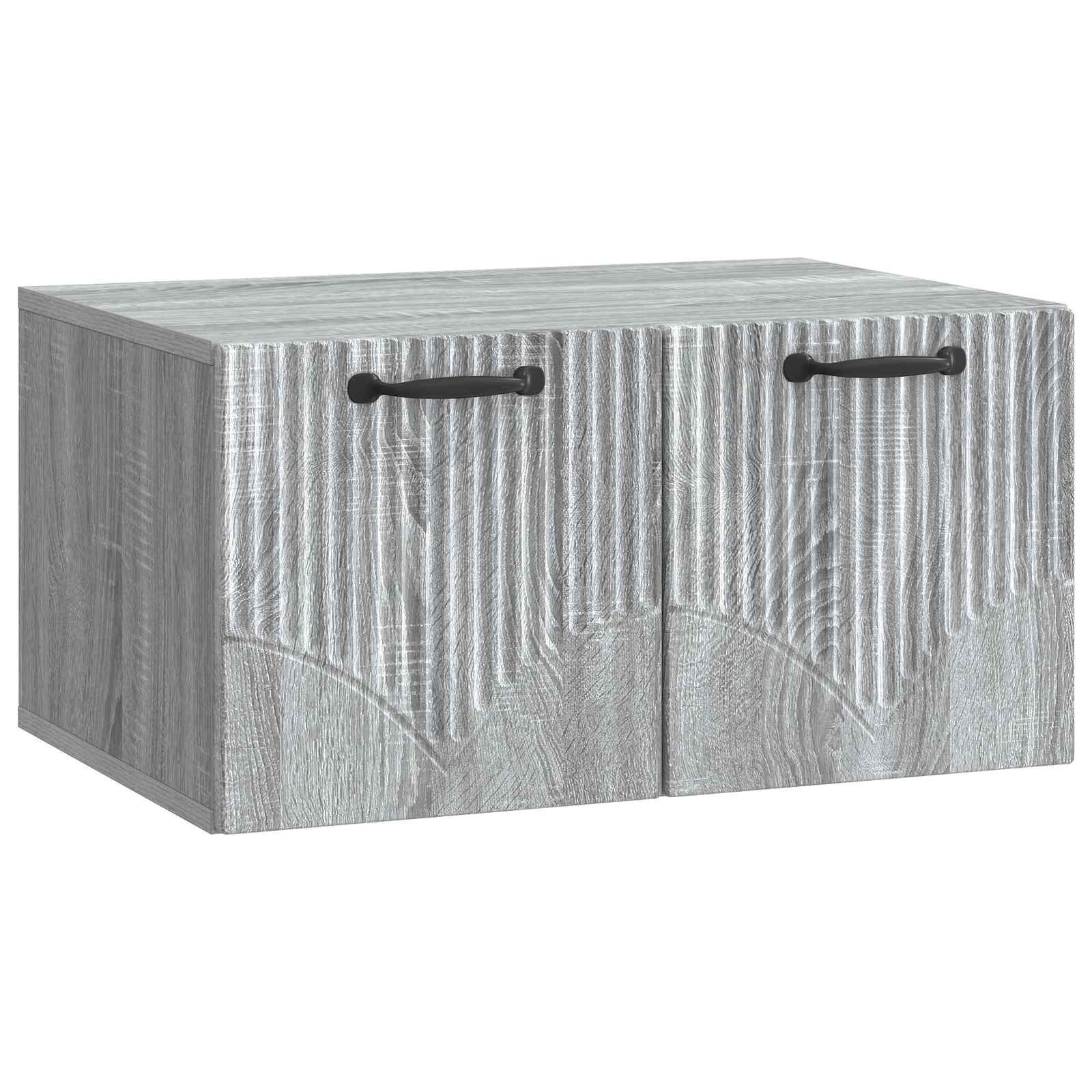 Gabinete de TV de parede sonoma cinzento 59,5 x 41 x 30 cm