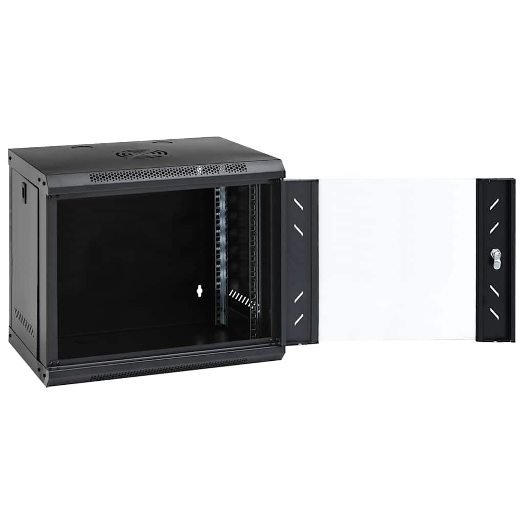 Armário de rede de parede 9u 19" ip20 53x40x45 cm