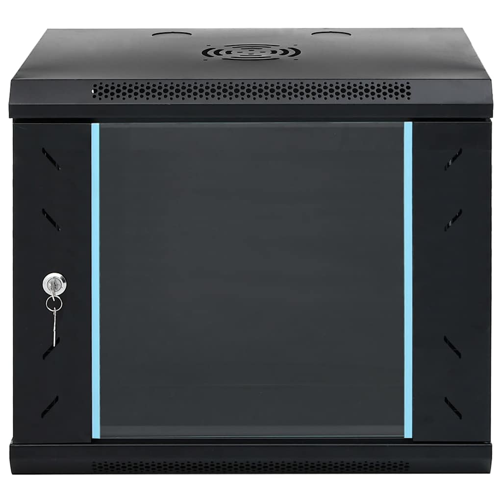 Armário de rede de parede 9u 19" ip20 53x40x45 cm