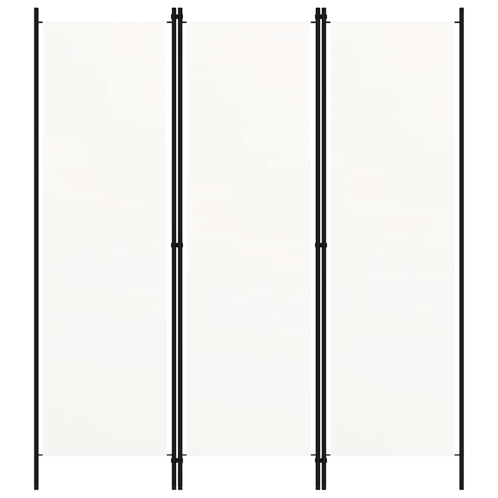 Divisória de quarto com 3 painéis 150x180 cm branco