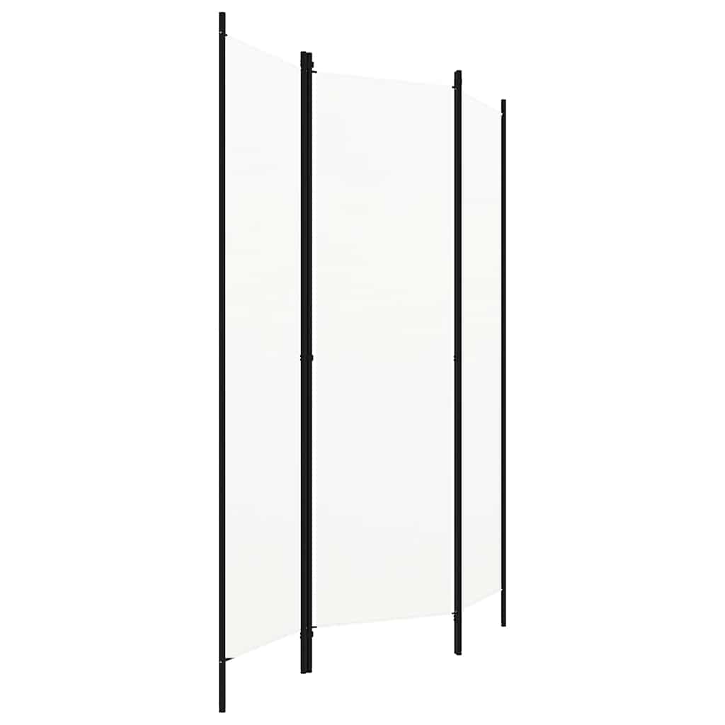 Divisória de quarto com 3 painéis 150x180 cm branco