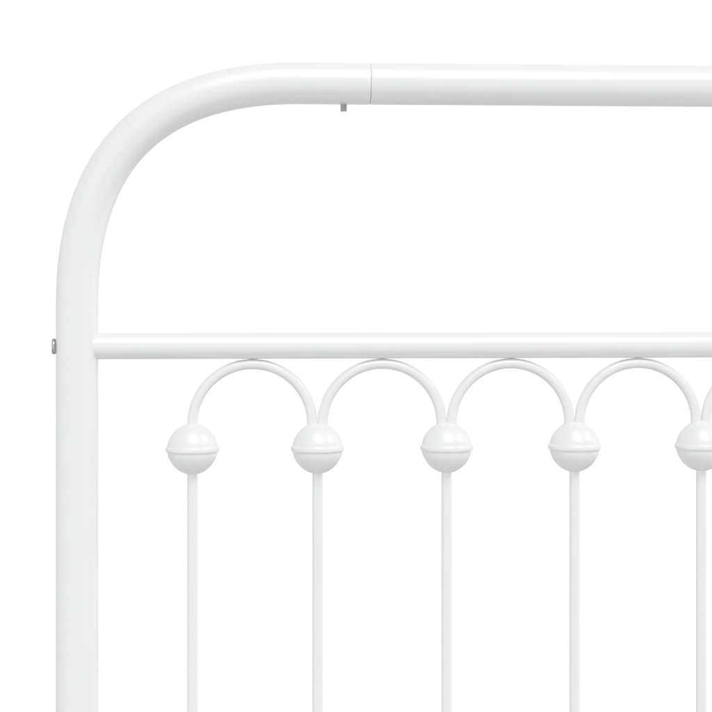 Cabeceira de substituição 180 cm metal branco