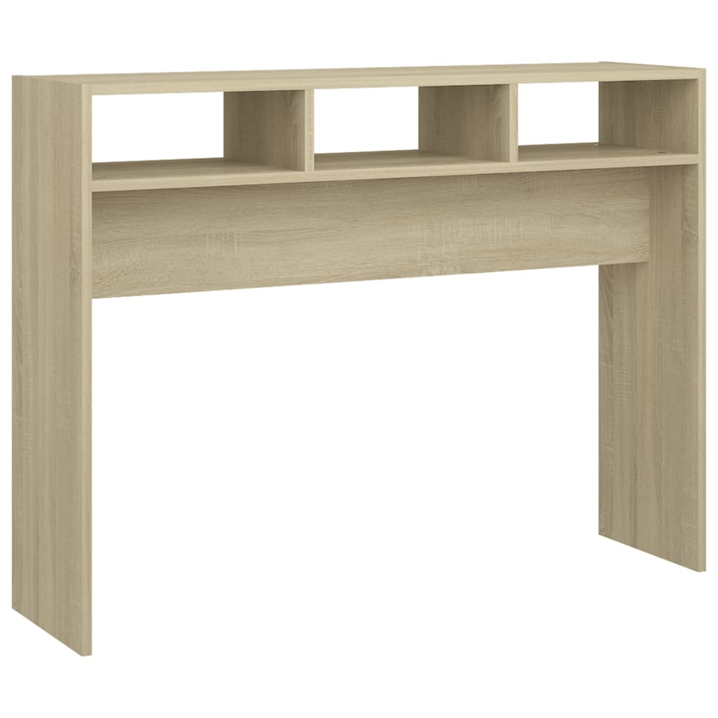 Mesa consola 105x30x80 cm derivados de madeira carvalho sonoma