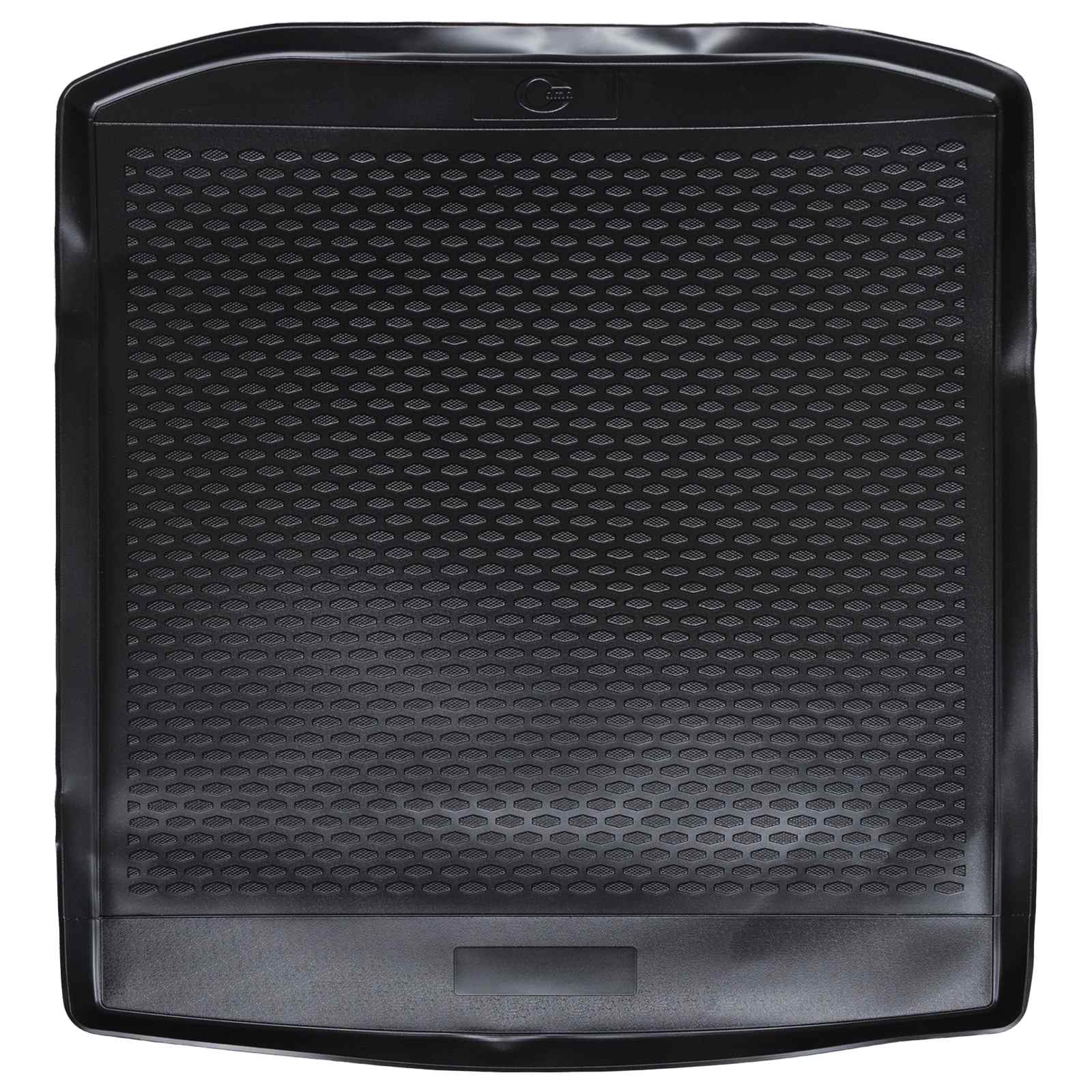 Tapete de porta-malas preto borracha