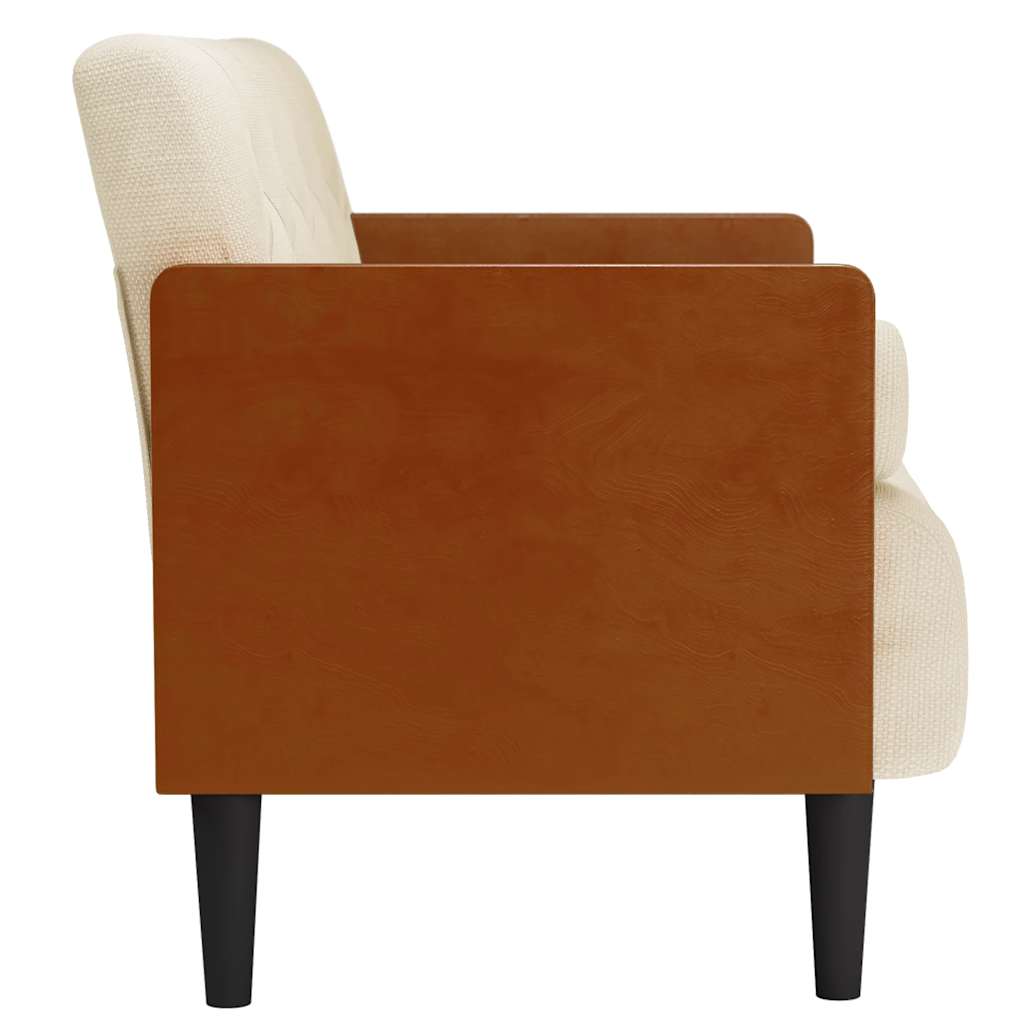 Sofá-luvas com rolos 110 cm linho