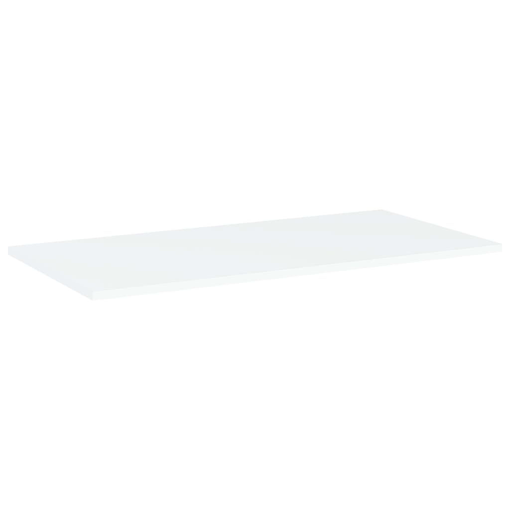 Prateleiras para estante 4 pcs 80x40x1,5cm contraplacado branco