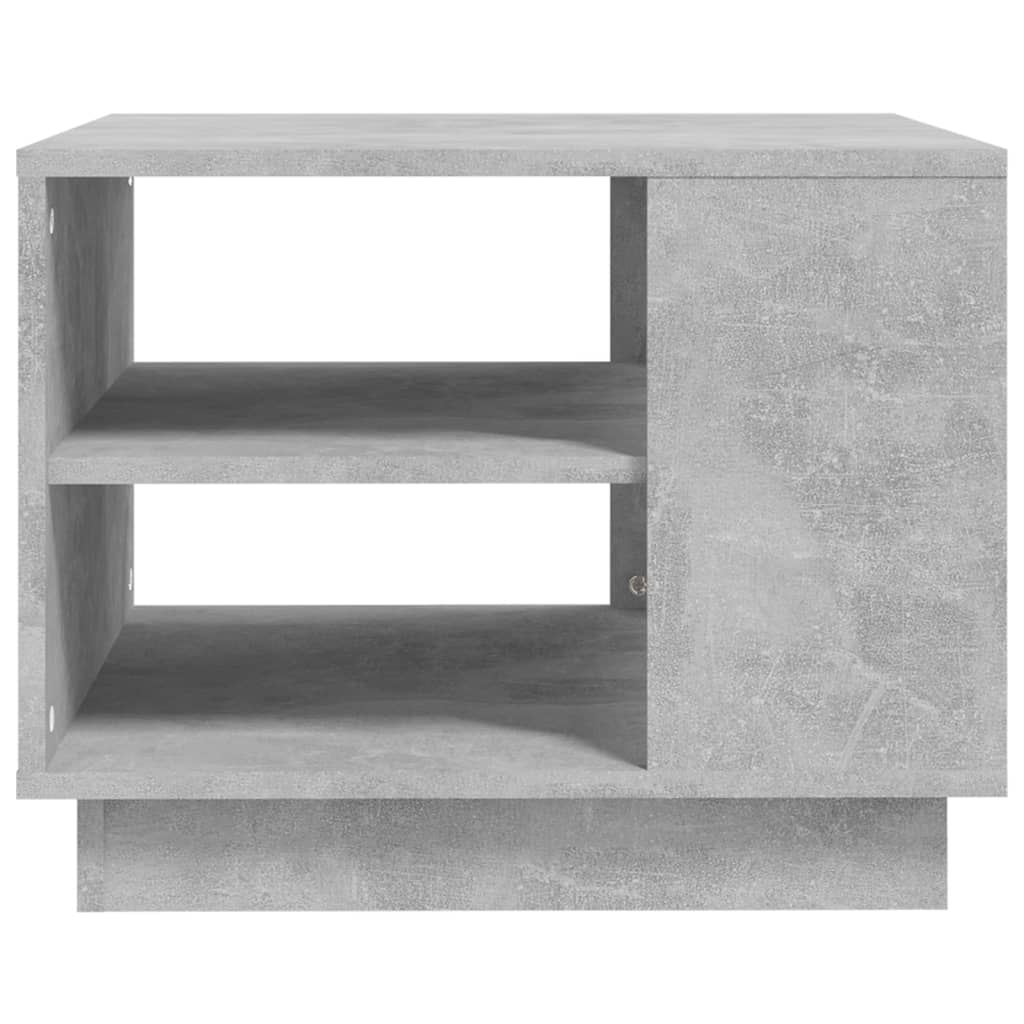 Mesa de centro 55x55x43 cm derivados de madeira cinza cimento
