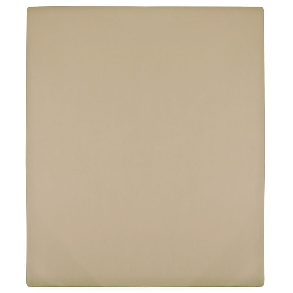 Lençóis ajustáveis 2 pcs 180x200 cm algodão jersey