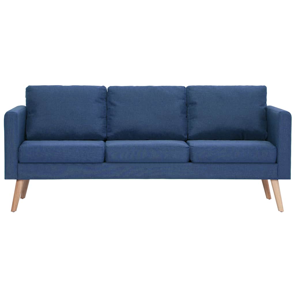 2 Pcs conjunto de sofás tecido azul