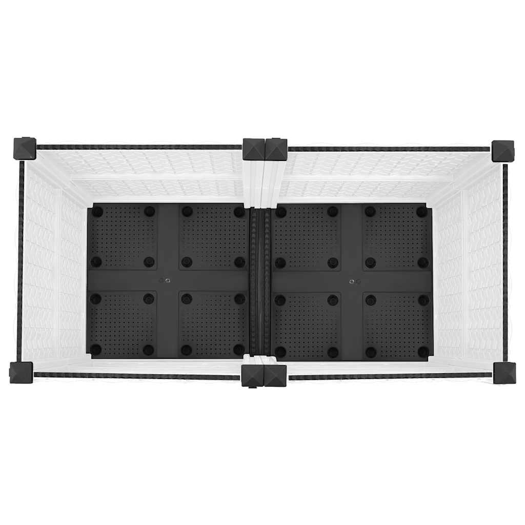 Canteiro elevado 80x40x38 cm polipropileno