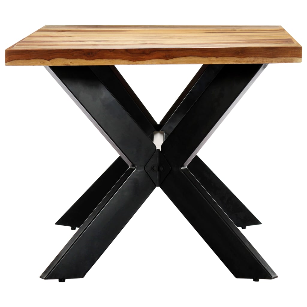 Mesa de jantar 180x90x75 cm madeira de acácia maciça