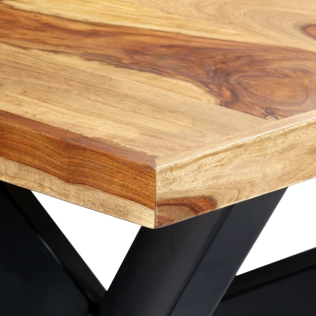 Mesa de jantar 180x90x75 cm madeira de acácia maciça