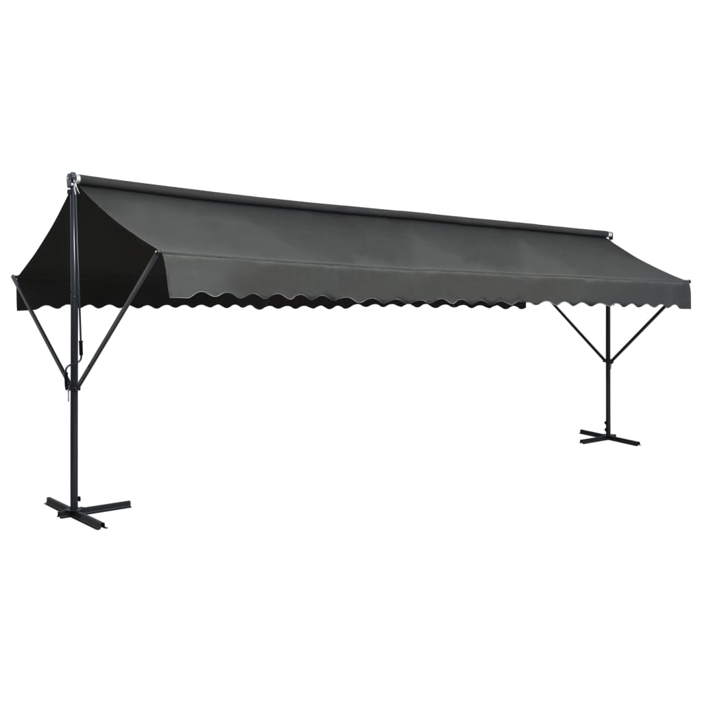 Toldo de pé 600x300 cm antracite