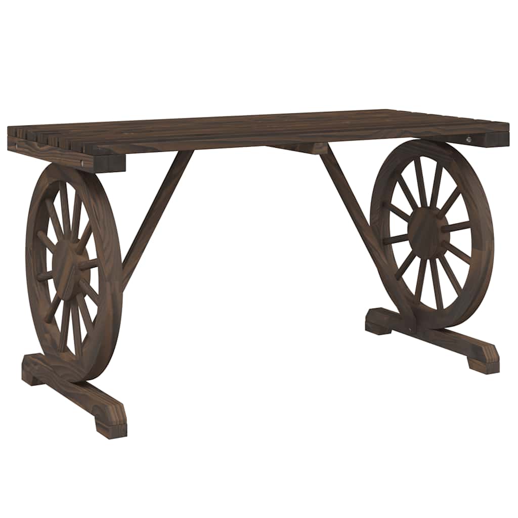 3 Pcs conjunto de jantar p/ jardim madeira de abeto maciça