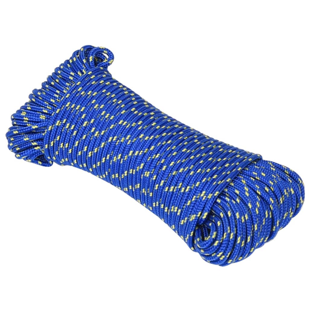 Corda de barco 4 mm 500 m polipropileno azul