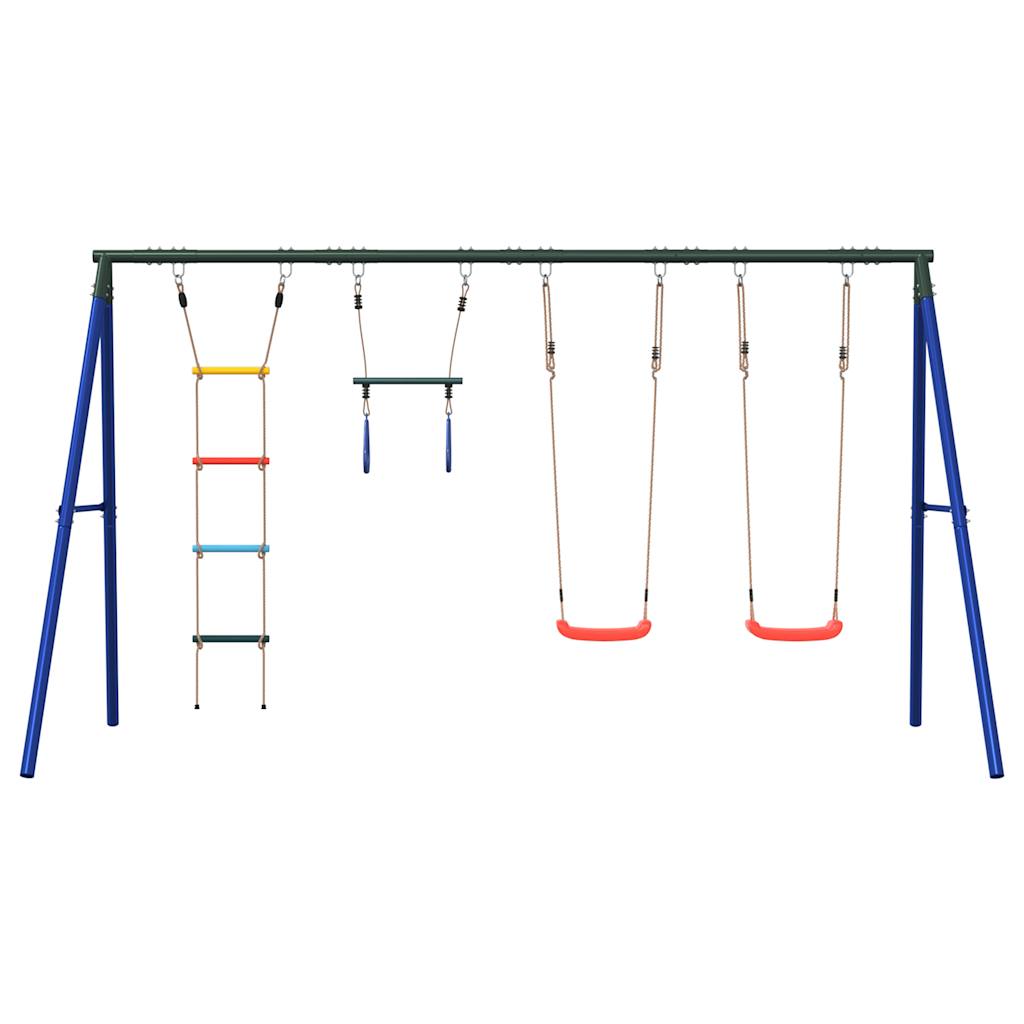 Conjunto de baloiços p/ exterior com baloiços trapézio e escada