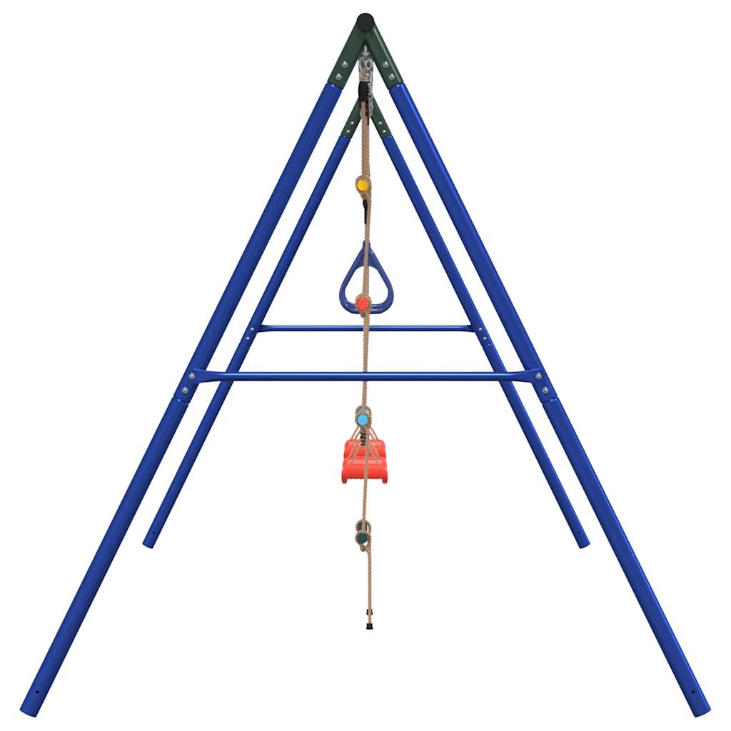 Conjunto de baloiços p/ exterior com baloiços trapézio e escada