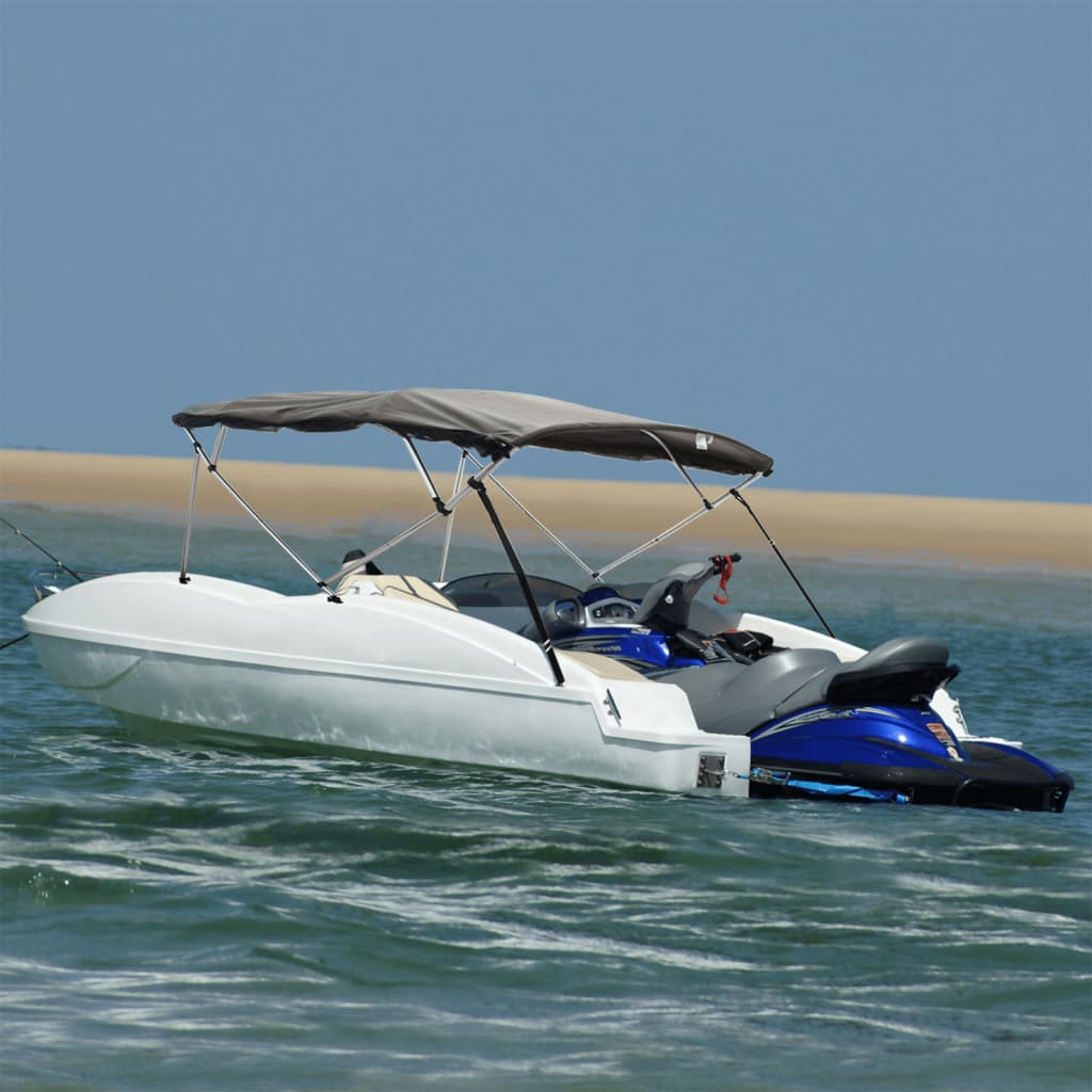Toldo 4 arcos bimini paredes malha laterais 243x(170-182)x137cm