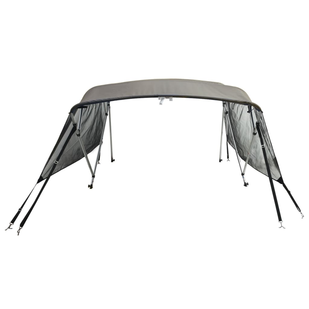 Toldo 4 arcos bimini paredes malha laterais 243x(170-182)x137cm