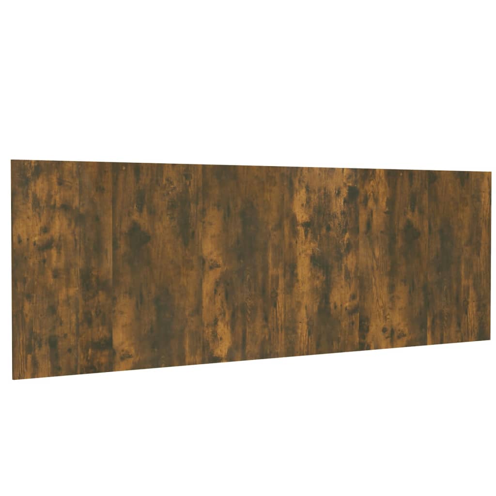 Cabeceira cama 240x1,5x80 cm derivados madeira carvalho fumado