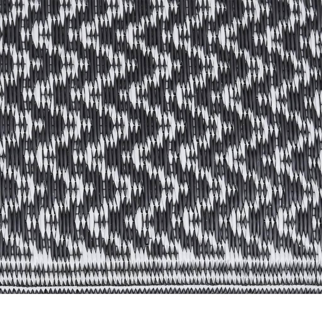 Tapete de exterior 140x200 cm arakil PP preto