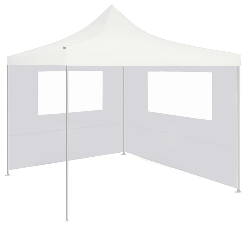 Paredes laterais para gazebo com janelas 4x2 m branco