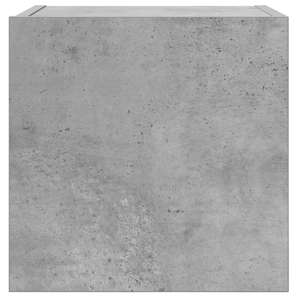 Móvel de TV de parede 30,5x30x30 cm cinzento cimento
