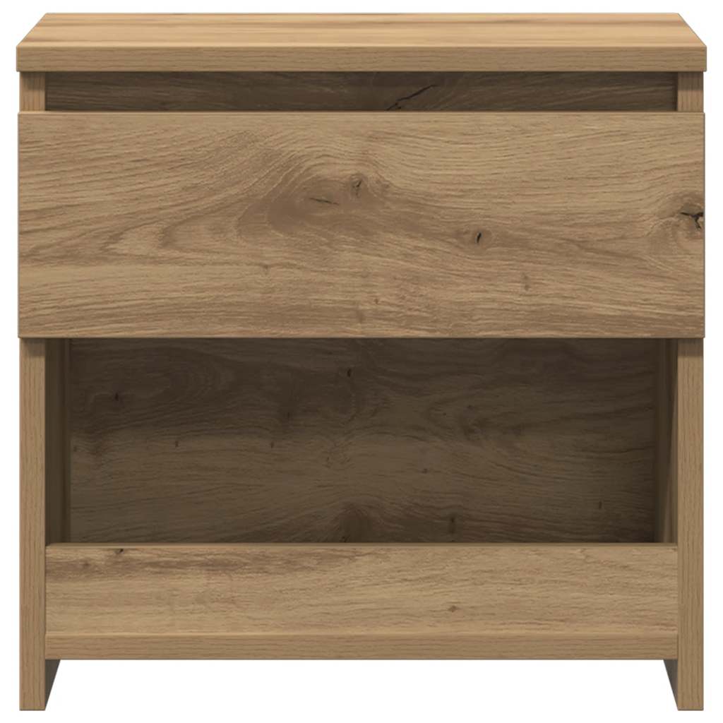 Mesa cabeceira 40x30x39 cm derivados madeira carvalho artisiano