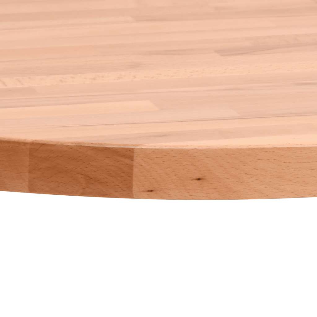 Tampo de mesa redondo ø50x4 cm madeira de faia maciça