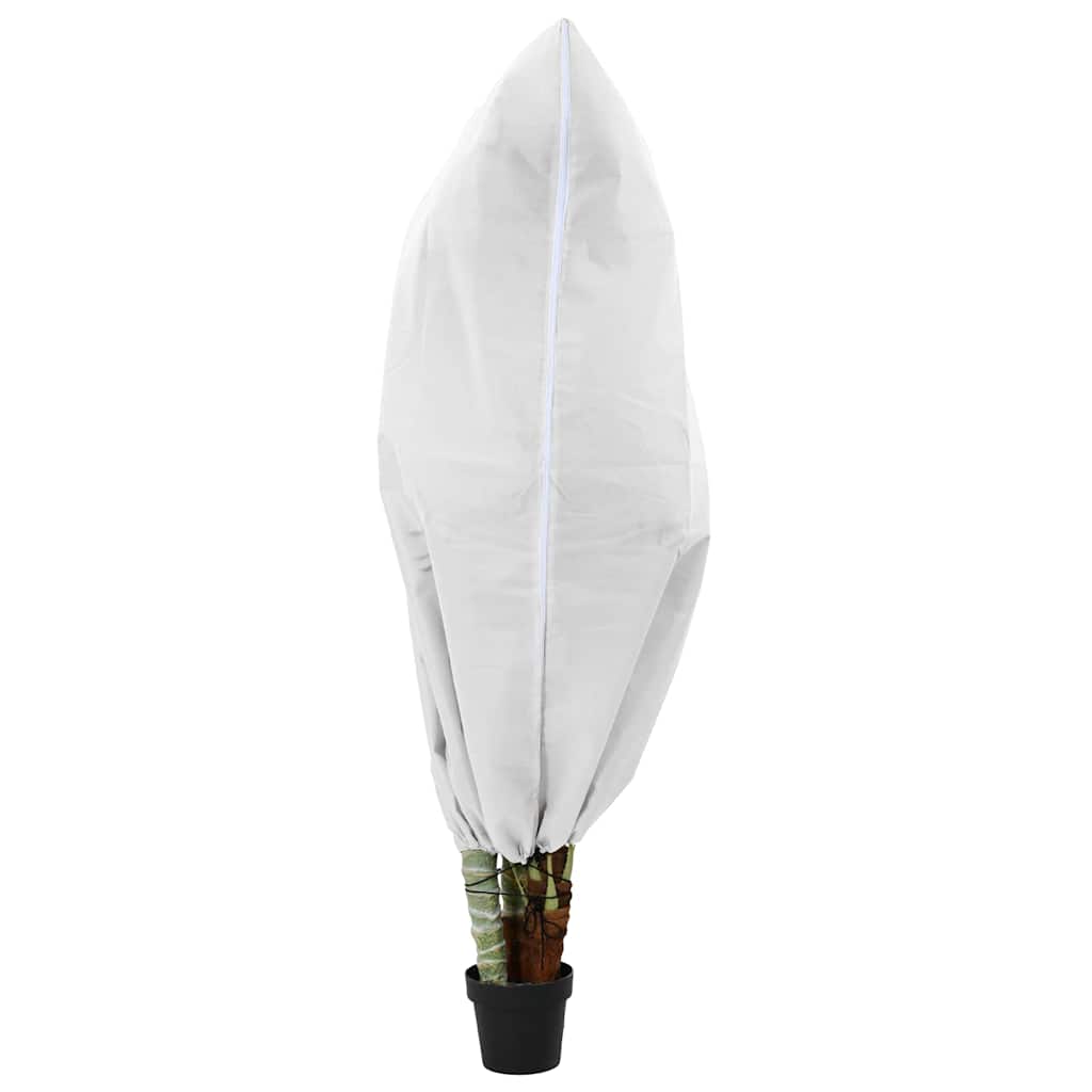 Capas de fleece para proteção contra geada 5 unid. branco