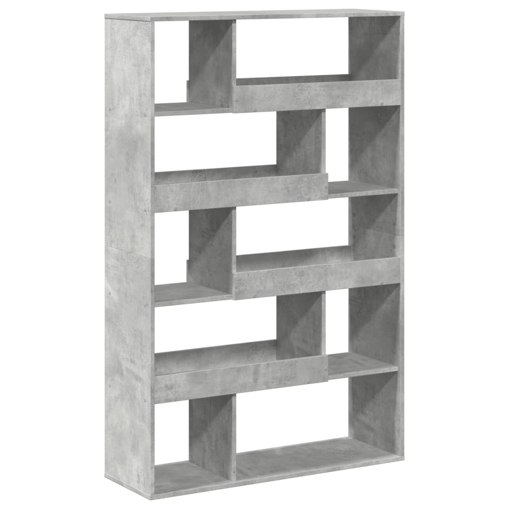 Estante 100x33x156,5 cm derivados de madeira cinzento cimento