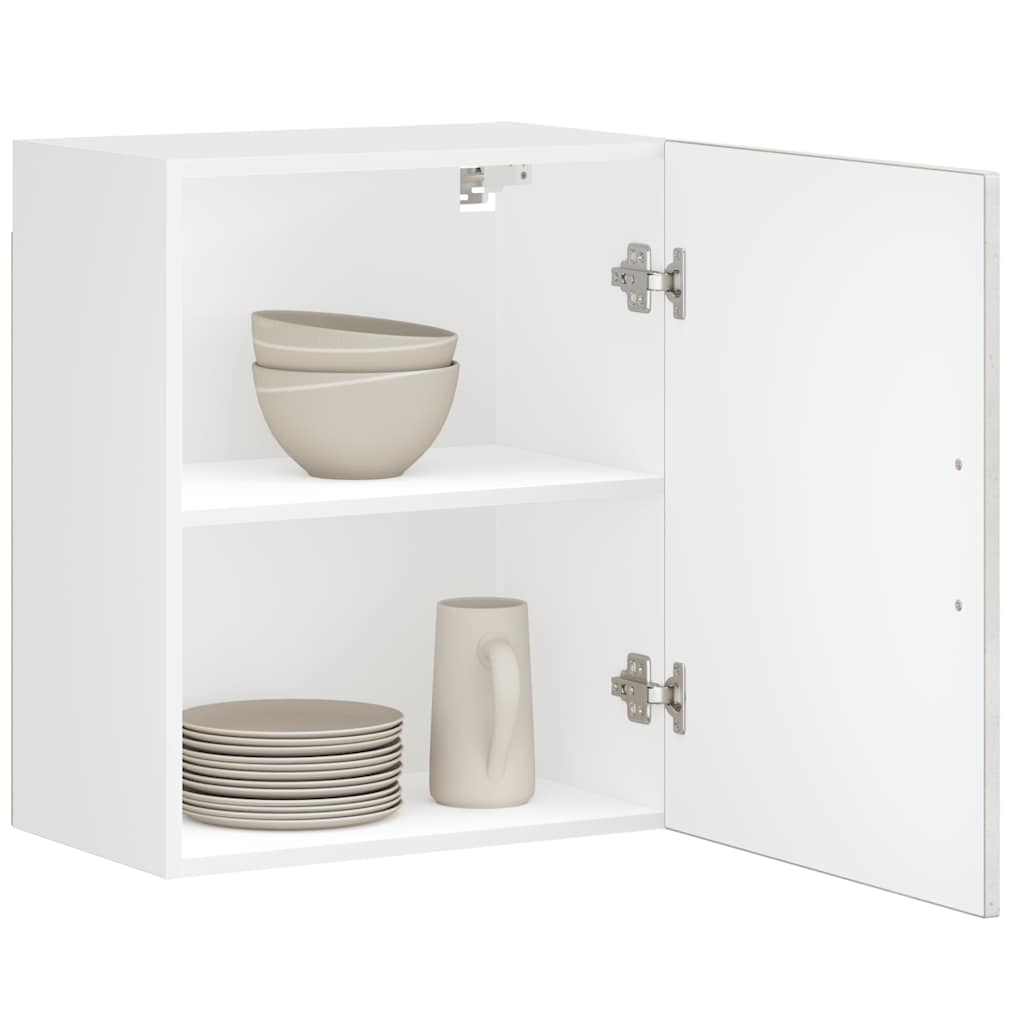 Armários parede cozinha 2 pcs porto betão cinza