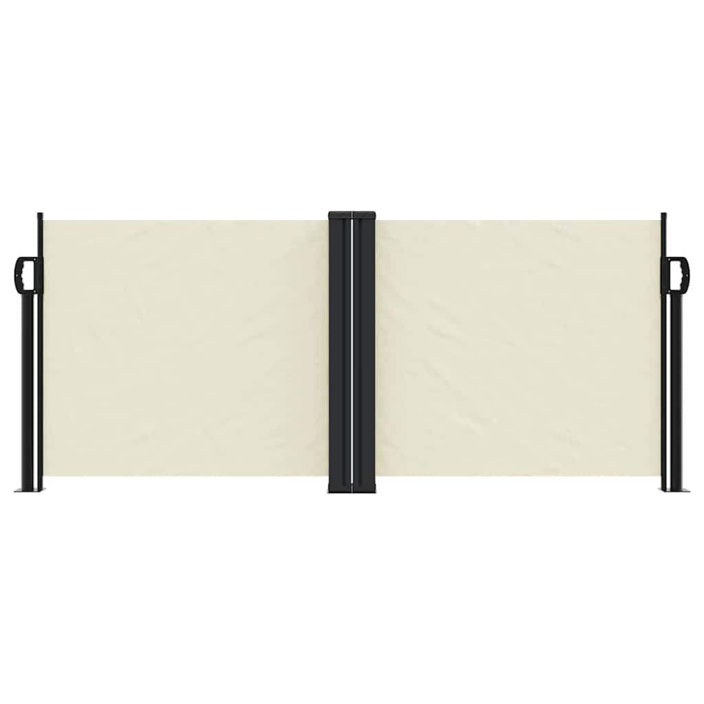 Toldo lateral retrátil 100x600 cm creme
