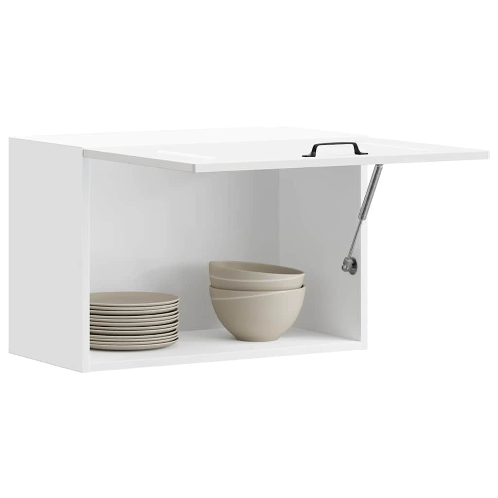 Armário de parede de cozinha kalmar branco alto brilho