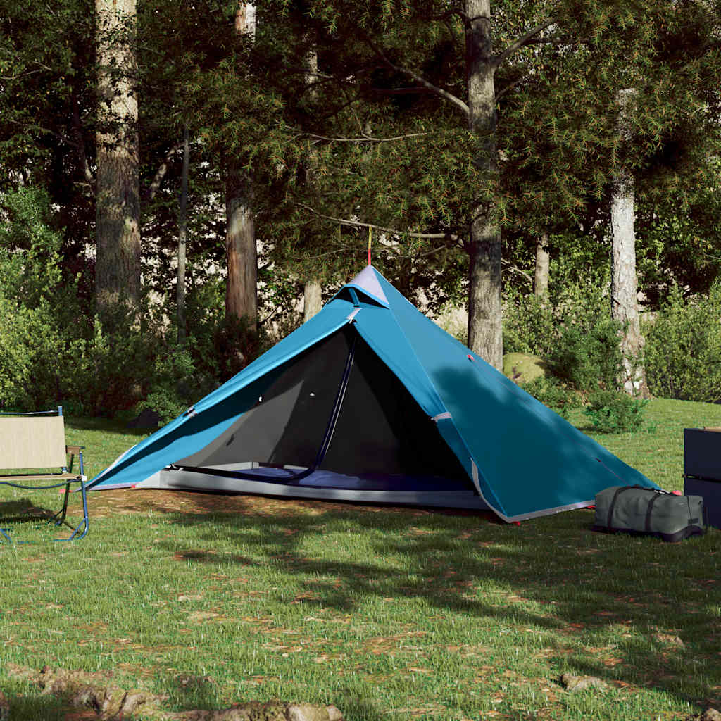 Tenda suspensa tipi para 1 pessoa impermeável azul