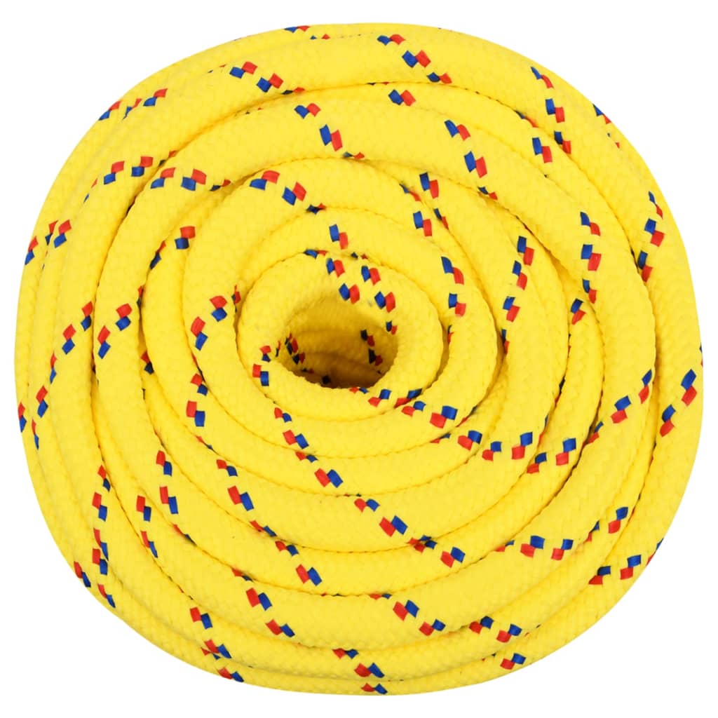 Corda de barco 16 mm 250 m polipropileno amarelo