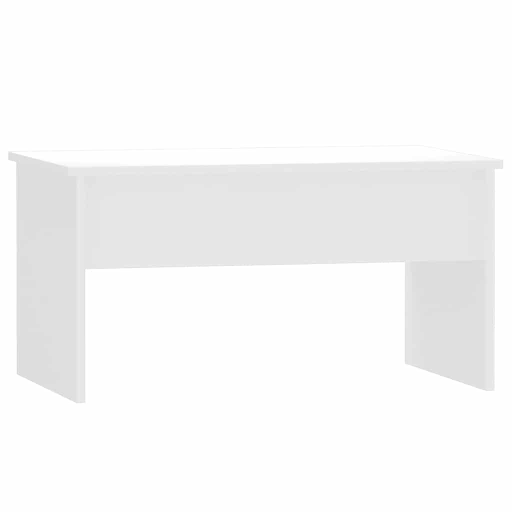 Vidaxlmesa decentro80x50,5x41,5cm madeira processada branco brilhante