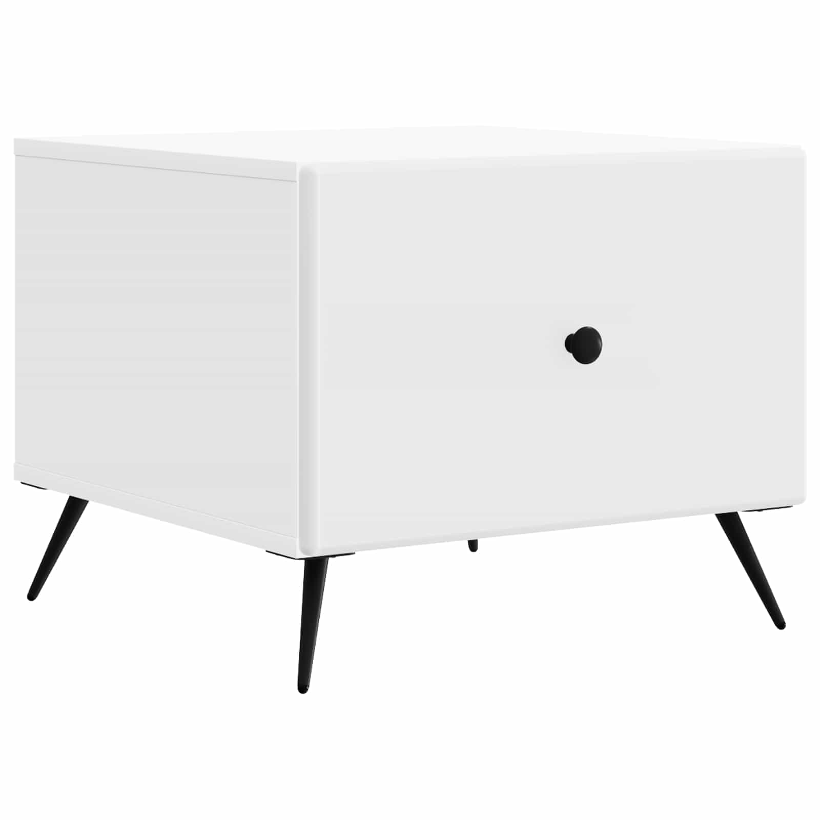 Mesa de centro branco 49 x 50 x 40 cm derivados de madeira