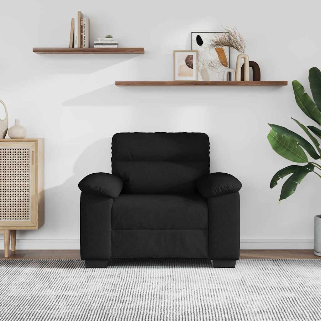 Poltrona 100x81x84 cm tecido preto